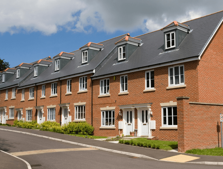 row of houses 
